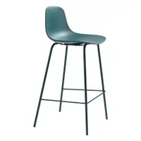 Scaun de bar petrol din plastic (înălțime șezut 67,5 cm) Whitby – Unique Furniture