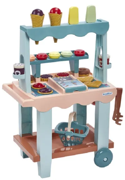 Set de joacă Ecoiffier - Stand de desert Delice