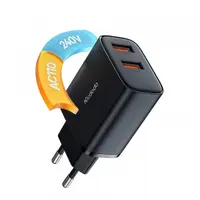 Incarcator Retea McDodo CH-5070 Beryllium, 12W, 2.4A, 2 x USB-A, Negru