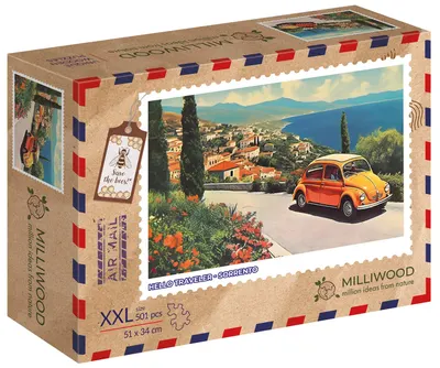 Puzzle din lemn pentru copii Milliwood din 501 piese - Sorento(marime XXL)