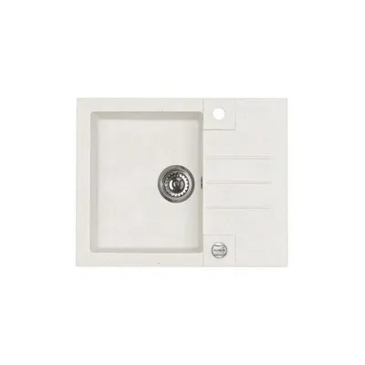 Chiuveta bucatarie compozit mica alb mat Alveus rock 30