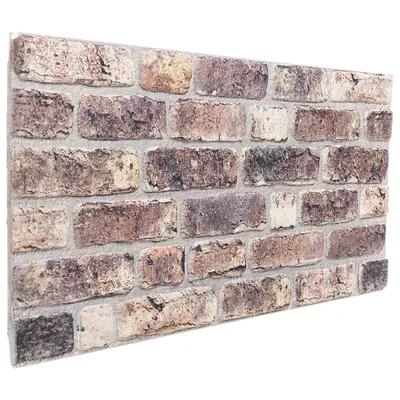 vidaXL Panouri de perete 10 buc. 100 x 50 cm Maro închis Spumă EPS