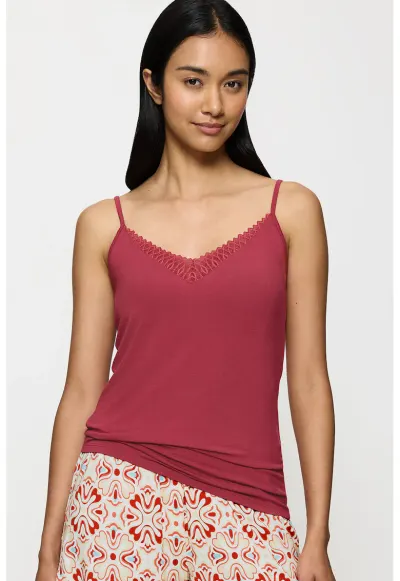 Top de pijama Aura Spotlight - Rosu
