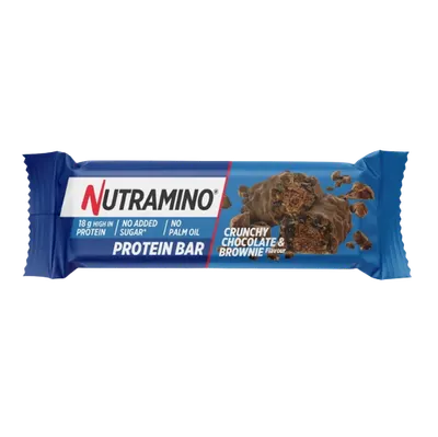 Baton proteic Crispy Chocolate Brownie, 65g, Nutramino