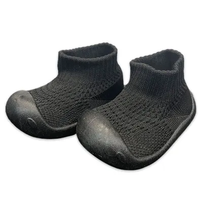 Botoșei pentru bebeluși Raya Toys – Negru, mărimea 18-19