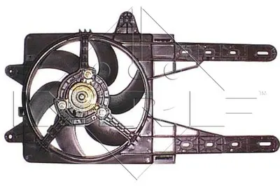 Ventilator radiator (cu carcasa) potrivit FIAT PUNTO; LANCIA Y 1.1-1.6 09.93-09.03