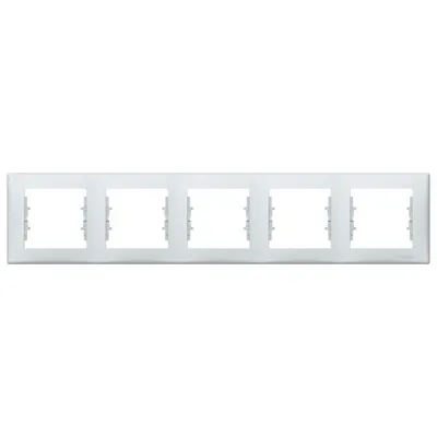Rama ornament 5 posturi Schneider Sedna SDN5800933, gri