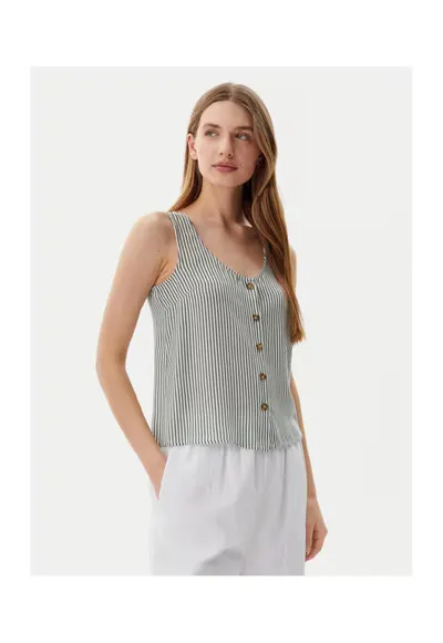 Tricou dama - 304951688 - Viscoza - Verde - Verde