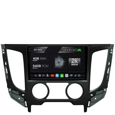 Navigatie 2K Mitsubishi L200 (2014-2020), Android, S-Quadcore 4GB RAM + 64GB ROM, 9.5 Inch - AD-BGS90042K+AD-BGRKIT273