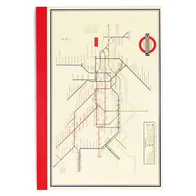 Carnețel 60 pag. A5 Heritage Tube Map – Rex London
