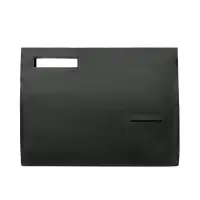 Servieta unisex, Adalbert GT3105, piele naturala, Neagra