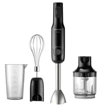 Blender de mână Philips - HR2543/90, 700W, 2 viteze, 2 vârfuri, negru
