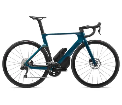 ORCA AERO M31eLTD PWR Borealis Blue - Carbon Raw - bicicletă șosea racing aero