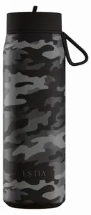 Sticlă termică cu mâner Estia Pulse - Dark Camo, 500 ml