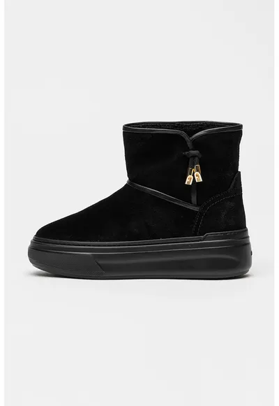 Ghete slip-on din piele intoarsa Nuage - Negru