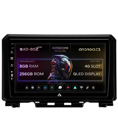 Navigatie Suzuki Jimny (2018-2022), Android, Z-Octacore 8GB RAM + 256GB ROM, 9 Inch - AD-BGZ9008+AD-BGRKIT312