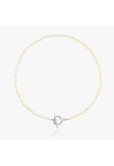 Colier din argint Locked - Perle Naturale