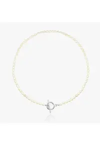 Colier din argint Locked - Perle Naturale