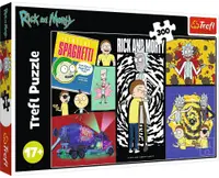 Puzzle Trefl din 300 piese - Rick și Morty: Loc ciudat în galaxie