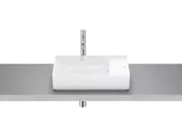 Lavoar Roca Ona A32768C000, montare pe blat, 55 x 34.5 cm, FineCeramic, Alb