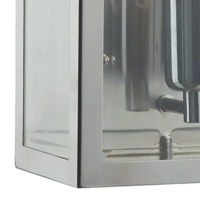 Aplica Notary Outdoor Wall Light Stainless Steel IP44