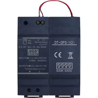 Sursa de alimentare de 1.5A cu separator de alimentare, pentru sistemele de interfonie pe 2 fire 2Easy