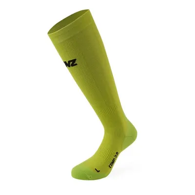 Sosete schi LENZ Compression 2.0 Merino, lime, gamba 32-38 cm