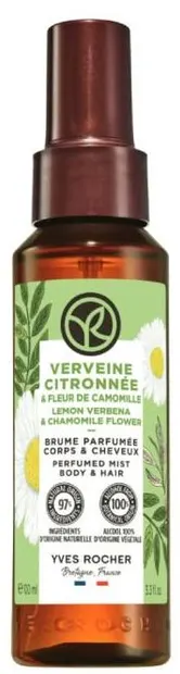 Yves Rocher Bain Nature Mist cu verbină de lămâie și mușețel, 100 ml