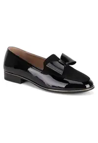 Mocasini dama - negru - material sintetic
