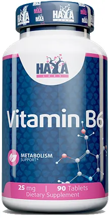 Vitamin B6, 25 mg, 90 tablete, Haya Labs