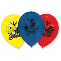 Set 6 baloane latex multicolor Avengers Engros