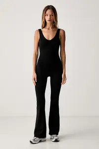 Le Privé salopetă pentru femei COMFORT FLARE JUMPSUIT