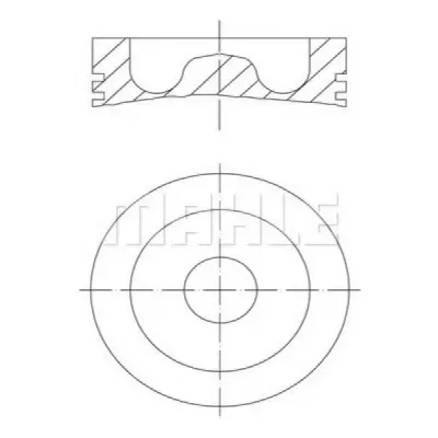 Piston Mahle Original 061 Pi 00129 000