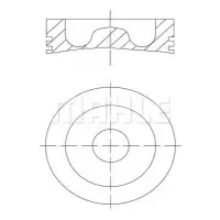 Piston Mahle Original 061 Pi 00129 000