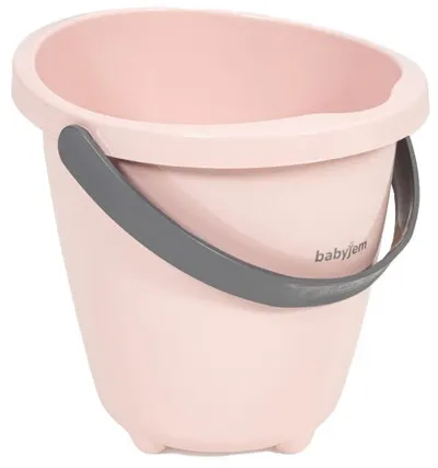 Găleată elegantă pentru bebeluși BabyJem - Soft Pink, 13 l