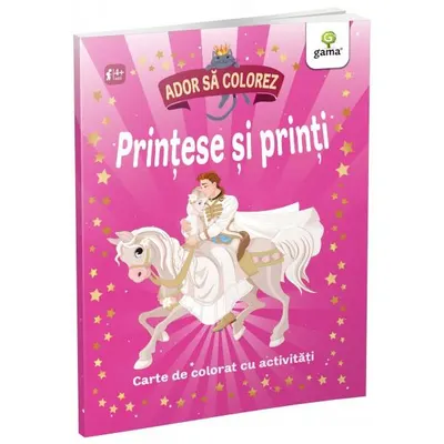 Prințese și prinți. Ador să colorez - Paperback brosat - ***