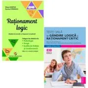 Pachet 2 culegeri: Rationament logic si Teste grila de gandire logica si rationament critic