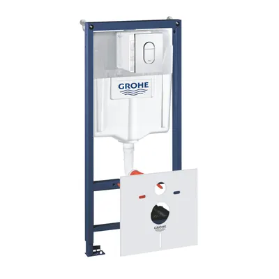 Set 4 in 1 rezervor WC Grohe Rapid SL 38929000 incastrat, placa actionare, suport, antifonare, crom