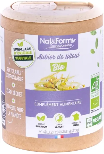 Bio extract din scoarță de tei, 90 capsule, Nat&Form