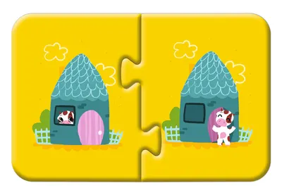 Puzzle-uri cu 2 piese