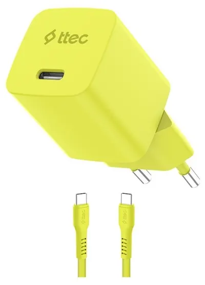 Încărcător ttec - SmartCharger, 45W, USB-C, galben