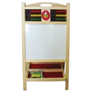 Tabla magnetica educativa cu 2 fete CNX KXM-812, alb, verde, + 4 markere si numaratoare