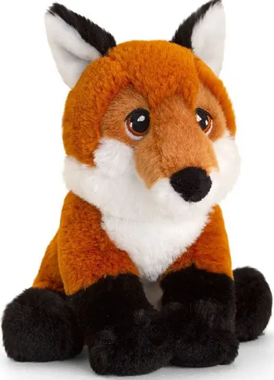 Jucarie ecologica de plus Keel Toys Keeleco - Vulpe, 18 cm