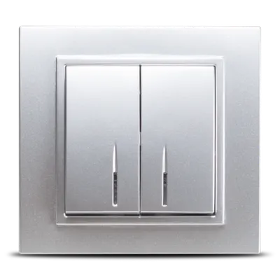 Zena Gri Metalizat Comutator LED ST