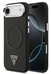 Husă Guess - Triangle Logo, iPhone Air, MagSafe, negru