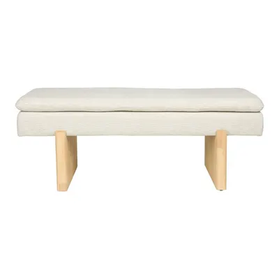Bancă crem capitonată Jappo – White Label