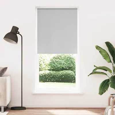 vidaXL Jaluzea opacă 104,4x230 cm, lățime material 100 cm, gri