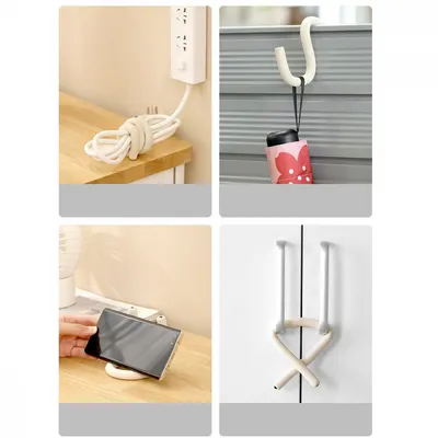 Set 2 incuietori Sipo Ecru, flexibile, universale