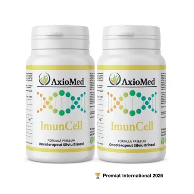 AxioMed ImunCell – formulă imunomodulatoare sub forma de capsule cu 10 compuși bioactivi standardizați – 120 cps