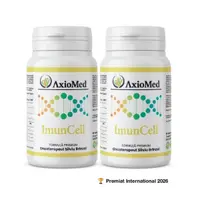 AxioMed ImunCell – formulă imunomodulatoare sub forma de capsule cu 10 compuși bioactivi standardizați – 120 cps